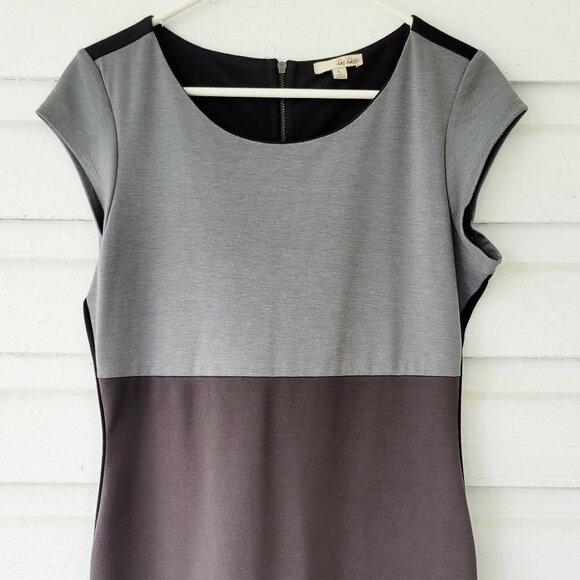 BeBop Women's Dark Color Block Pencil Dress Size Large - Picture 1 of 4